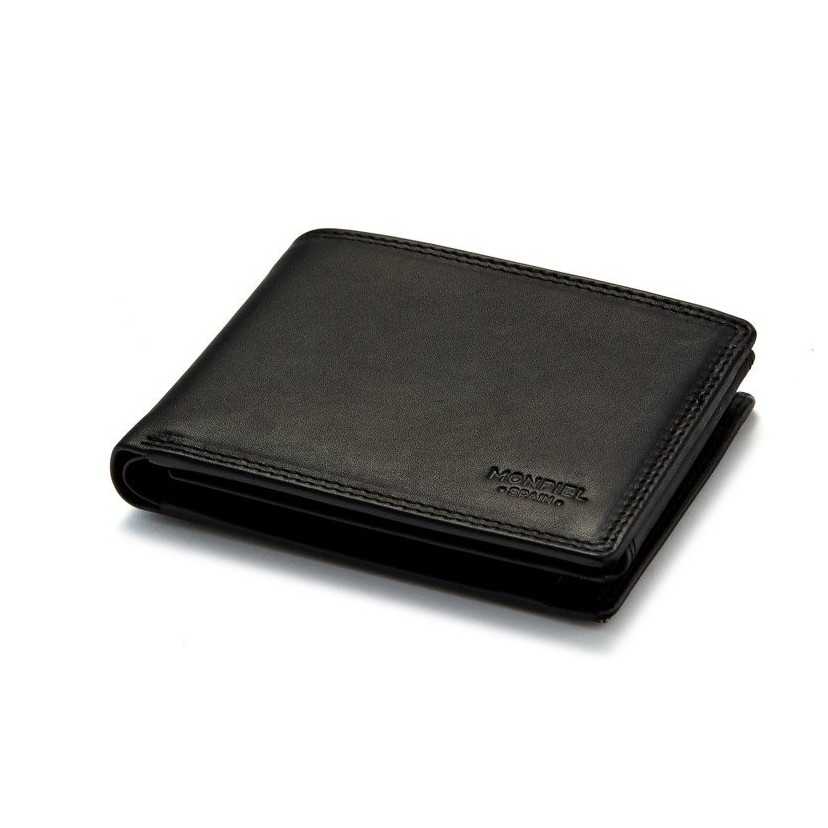 Large American wallet with Sky Black Perspective coin purse
