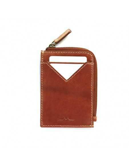 Billetera Hombre Pequeña Cartera Mini Hombre/Mujer Piel