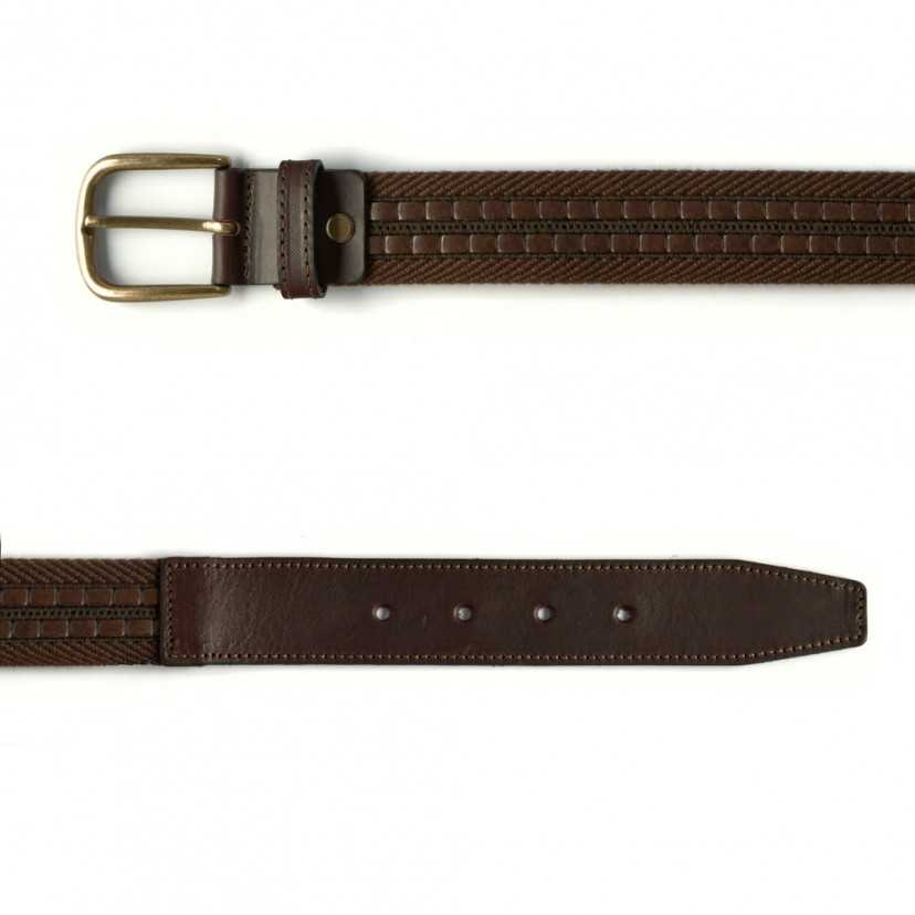 Ceinture Toile et Cuir