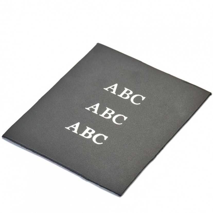 Custom 3-letter initials embossed in nickel - MONPIEL