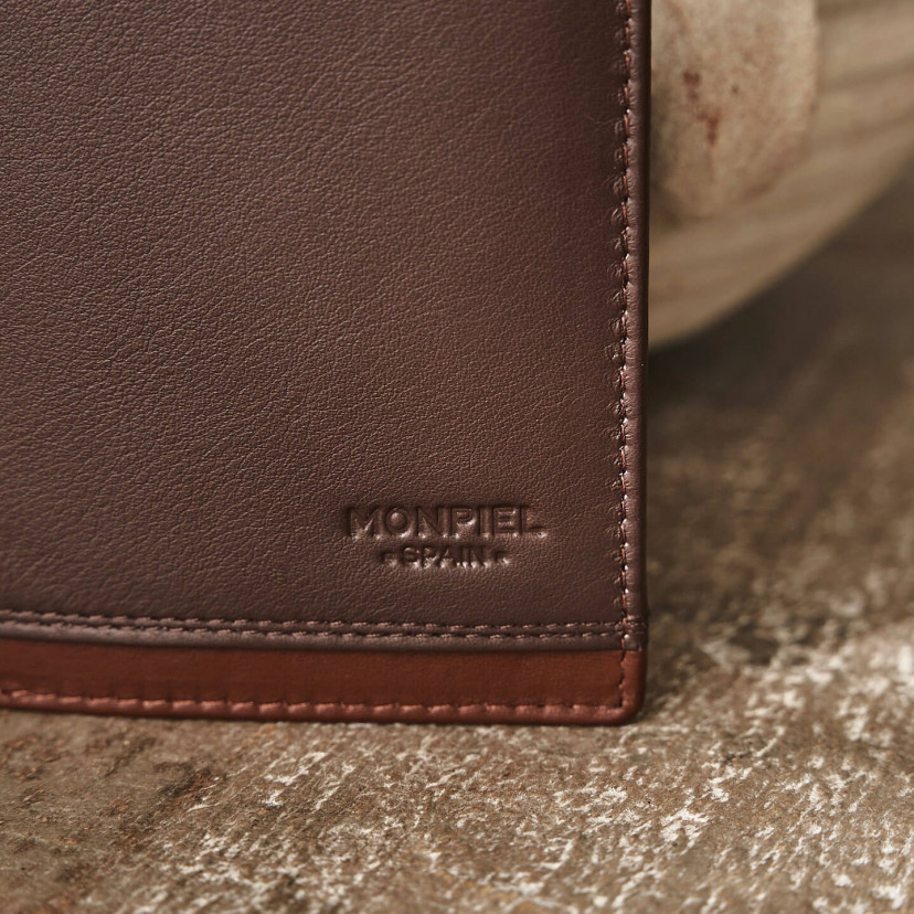 Basic leather wallet Lago