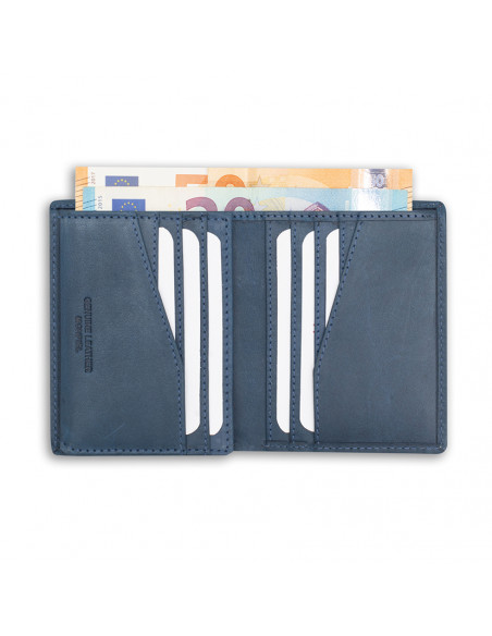 Portafoglio semplice con patch logo