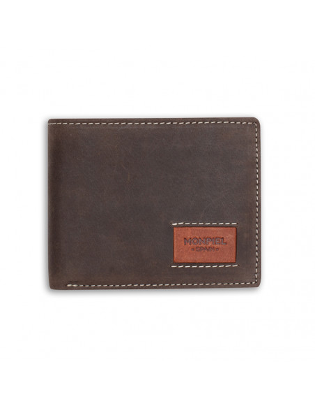 Portafoglio americano grande con patch logo