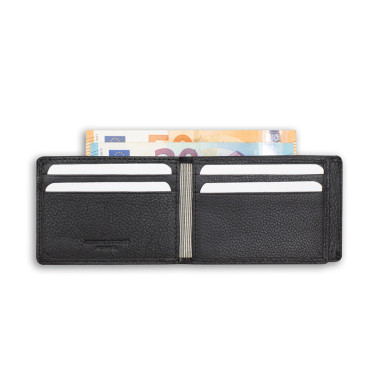 Porte-badge en Cuir Noir 2