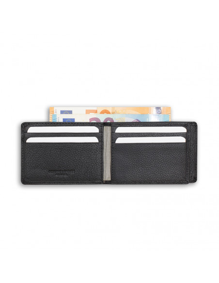 cartera-portaplaca-piel-negra-abierta-fondo-blanco