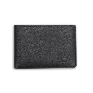 Porte-badge en Cuir Noir 2