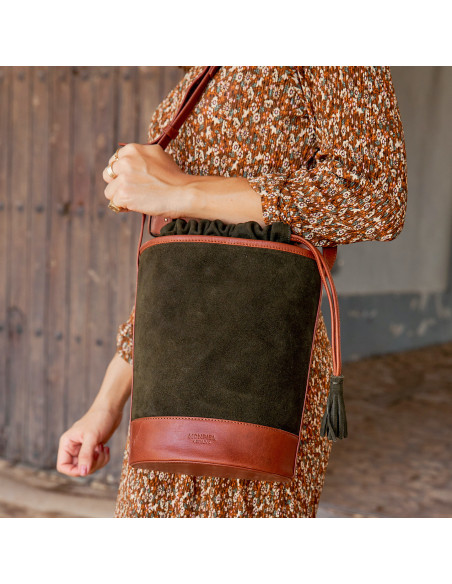 Borsa a secchiello rotonda