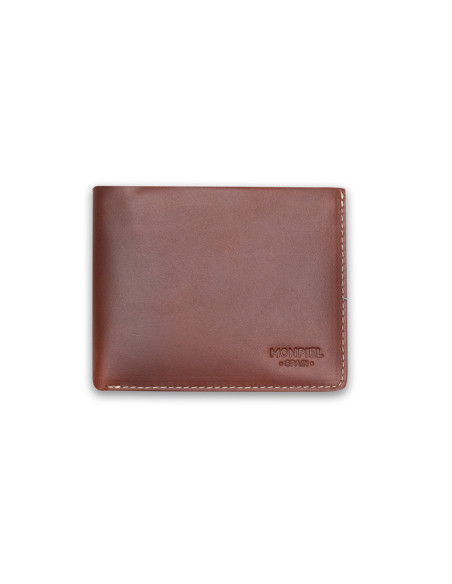 Cartera Americana Básica de Piel