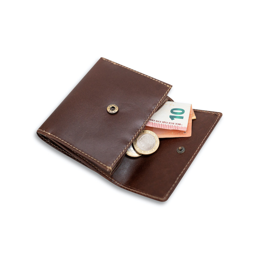 Small men's wallet with coin pocket Mini