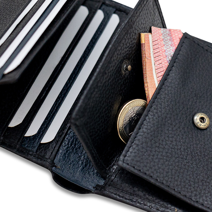 Wallet Billfold with Rubber Coin Purse