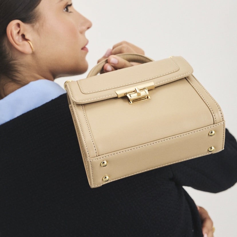 Petit Sac en Cuir Années 60 pour Femme