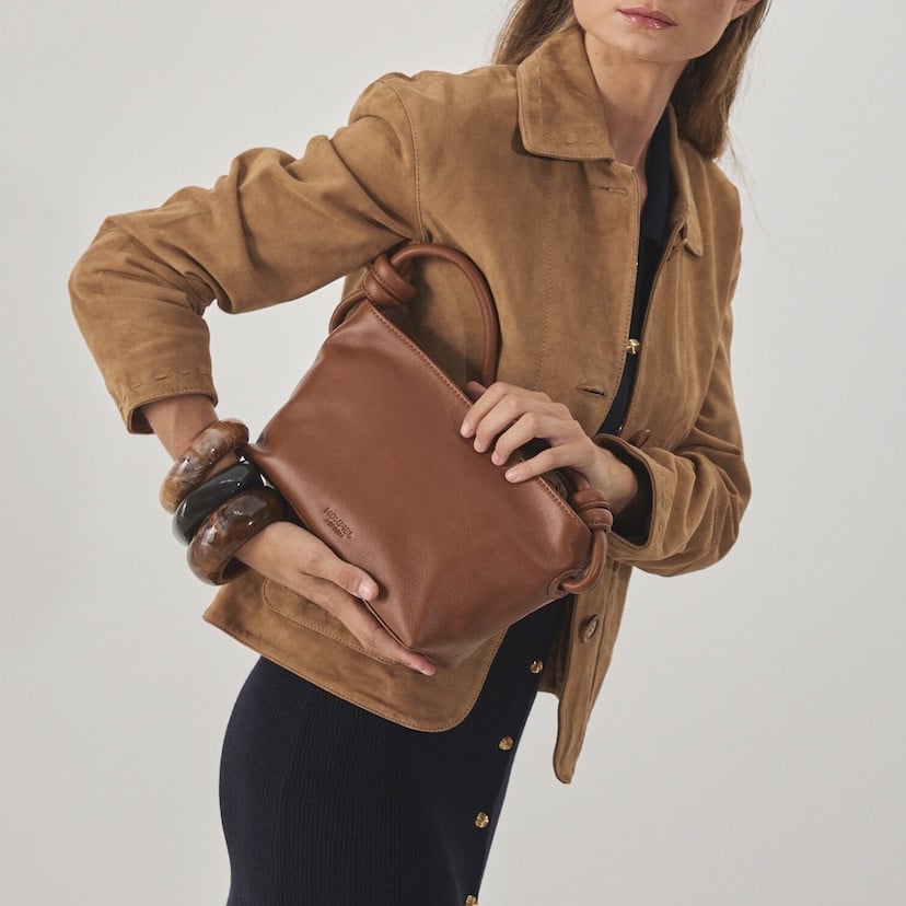 Veste en Cuir pour Femme avec Coutures