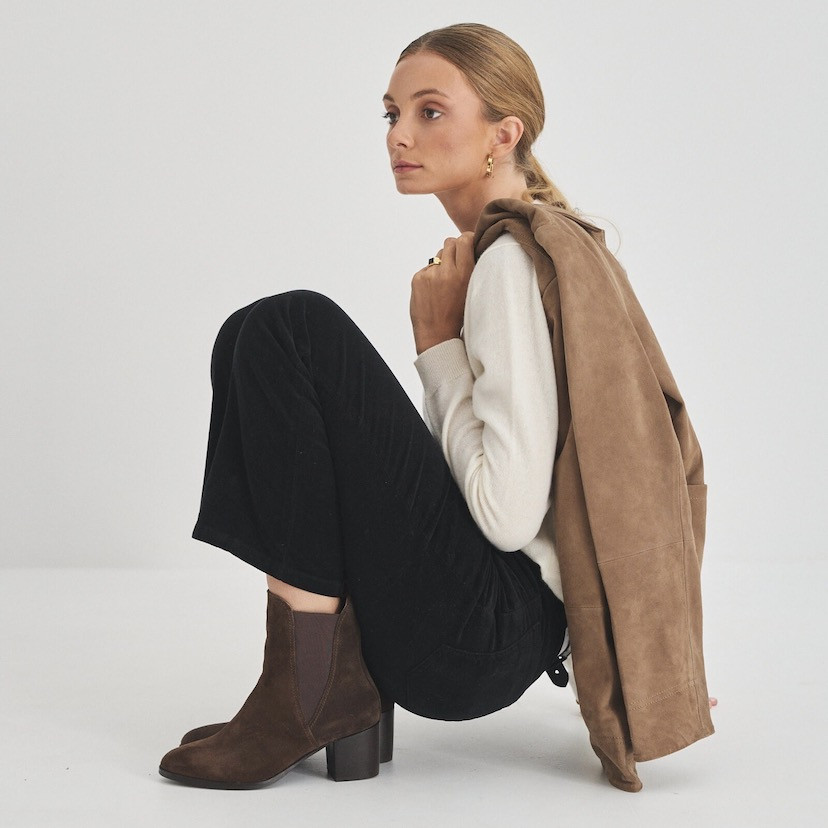 Veste en Cuir pour Femme avec Boutons...