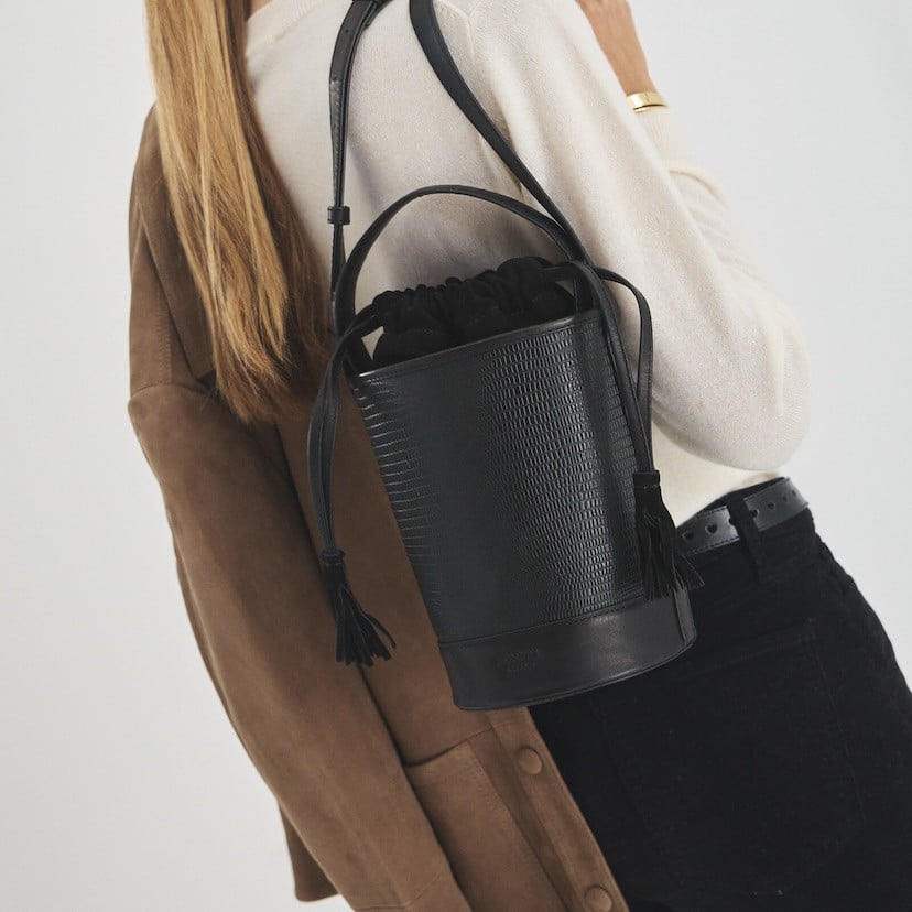 Small bucket Round Bag