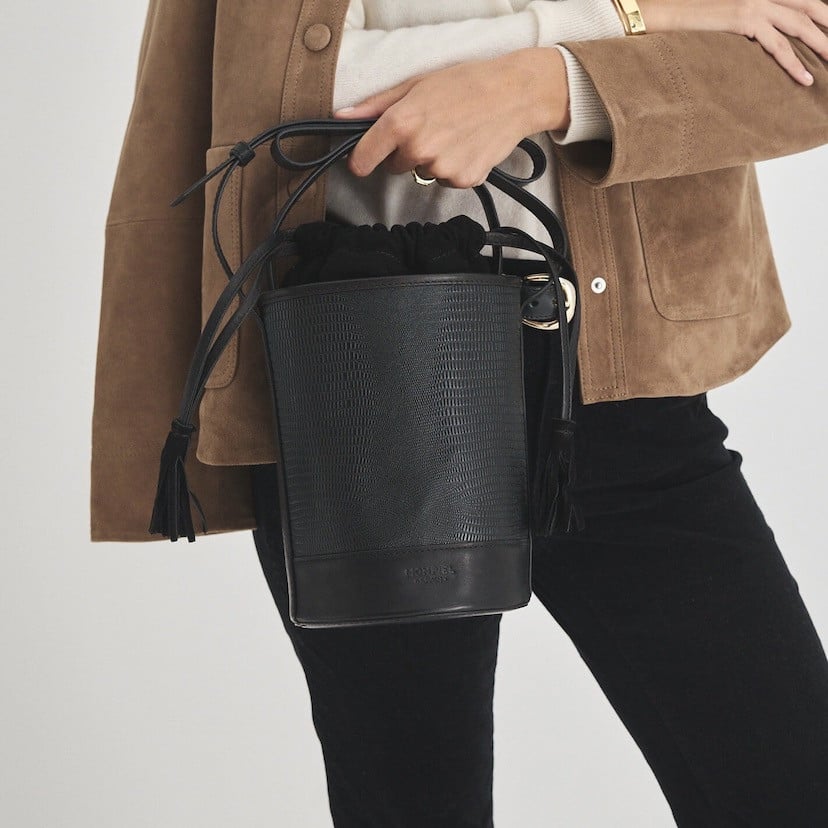 Small bucket Round Bag