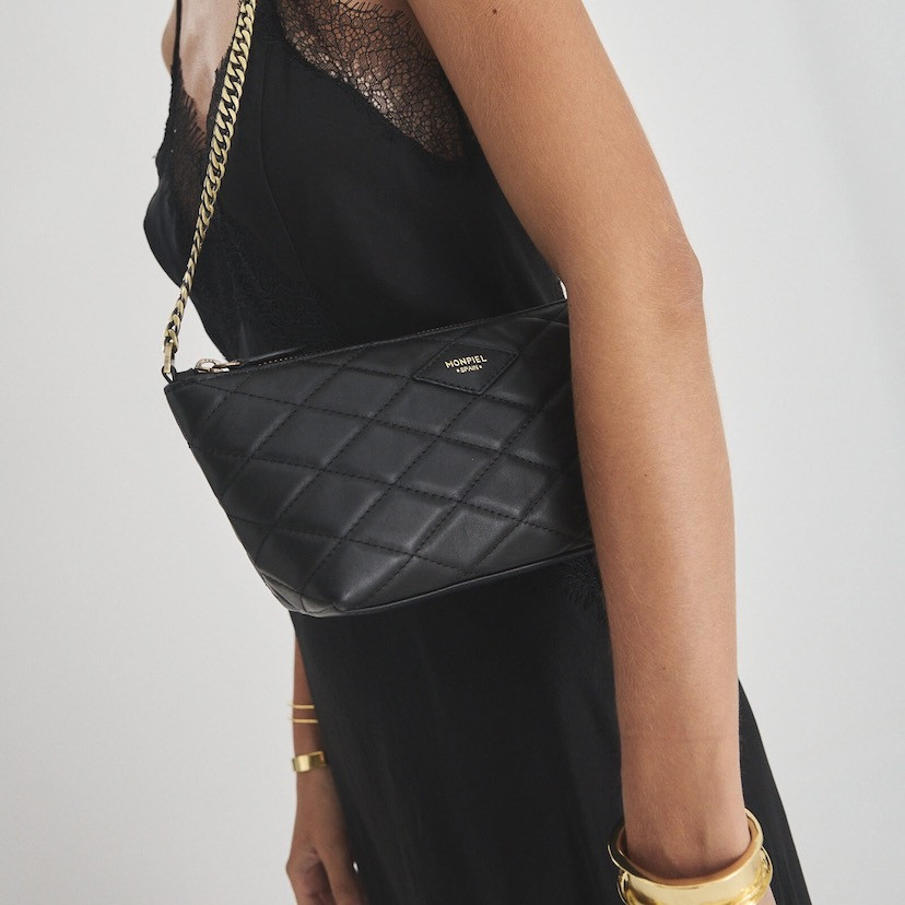 Small Quilted Leather New York Bag...