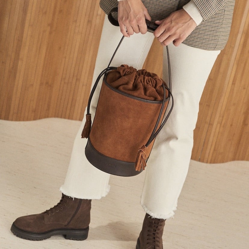 Round Bucket Bag