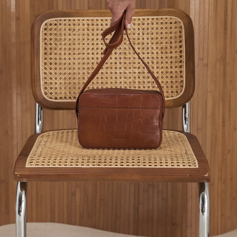 Sac Bandoulière en Cuir Coco