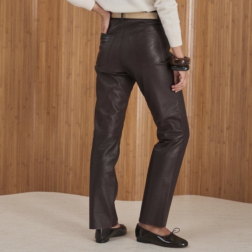 Pantalon en cuir