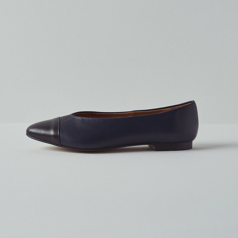 Ameliè Ballet Flat with Toe Cap