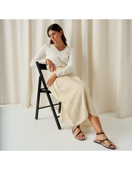 Milos Sandals with Rivets