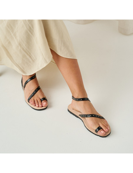 Milos Sandals with Rivets
