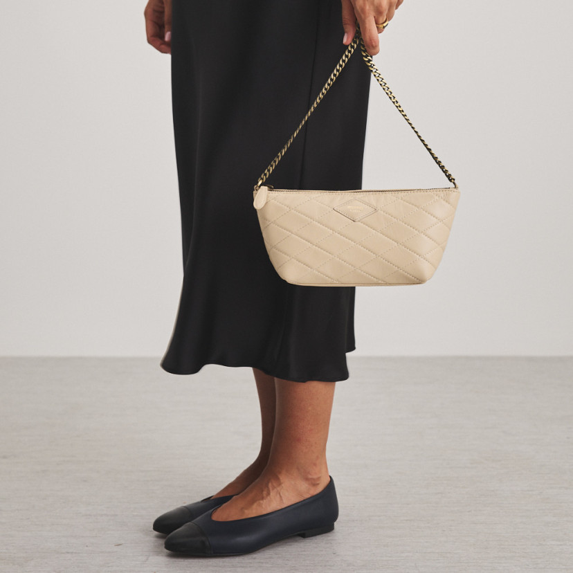 Bolso de piel mujer pequeño Acolchado...