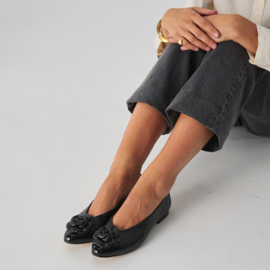 Ballerine Bout Verni Fleur 2