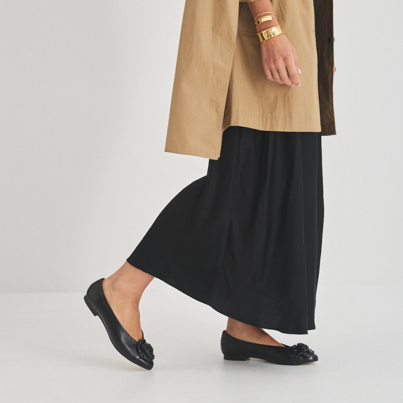 Ballerine Bout Verni Fleur