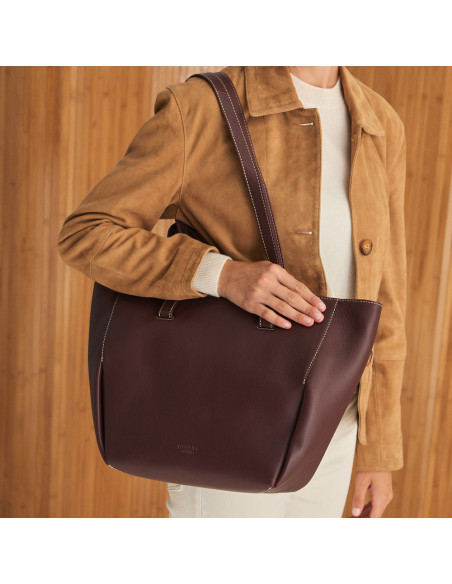 Bolso Canasto Piel