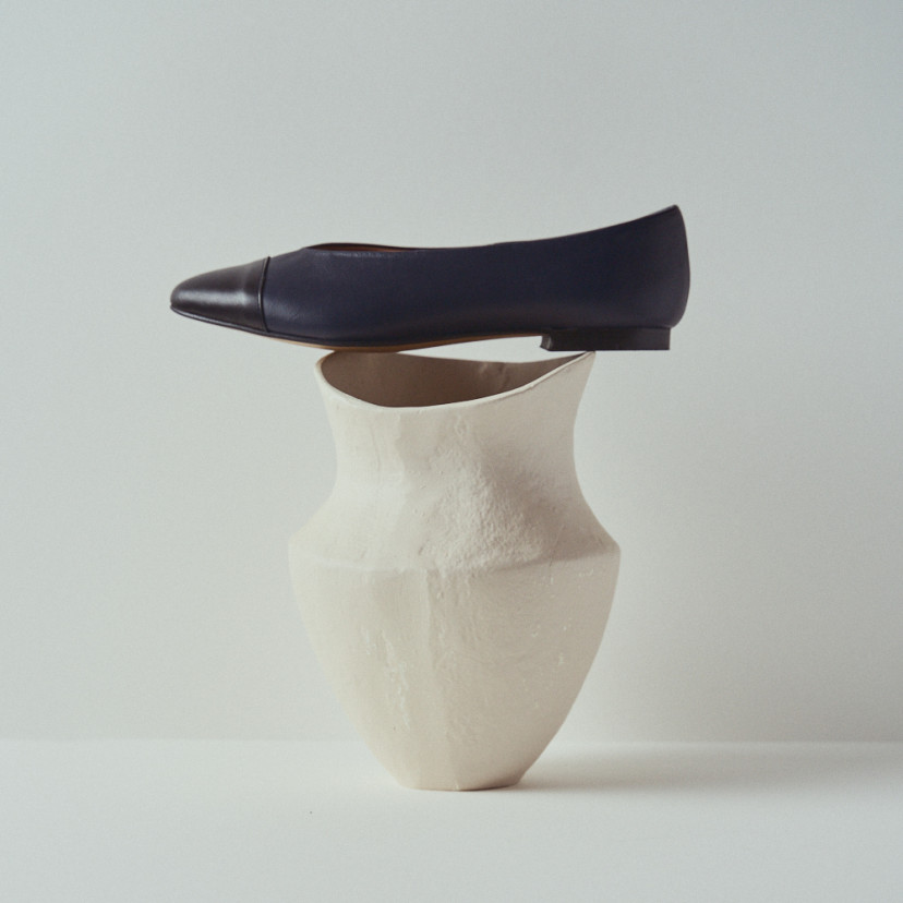 Ameliè Ballet Flat with Toe Cap