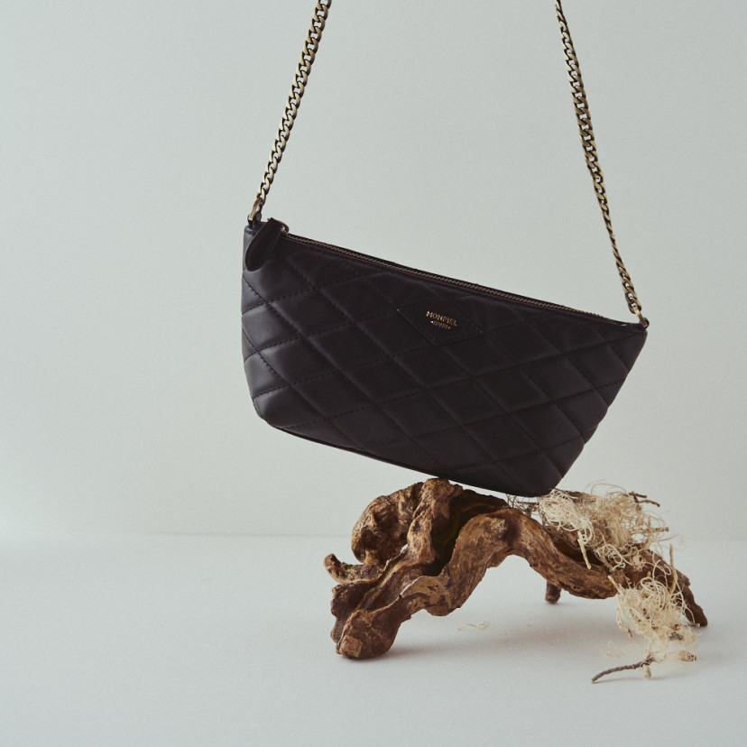 Petit Sac New York en Cuir Matelassé...