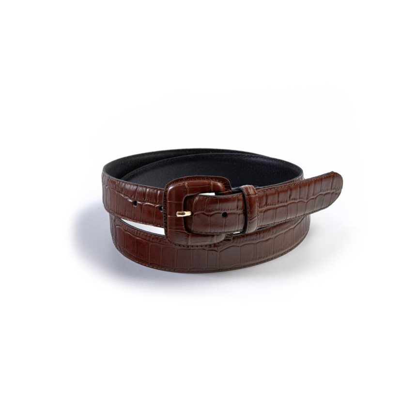 Cintura Donna in Pelle Fibbia Pelle