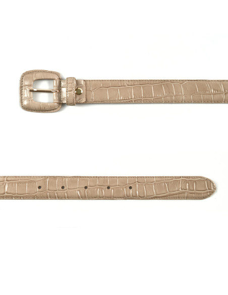 Leather belt Woman with Buckle Leather