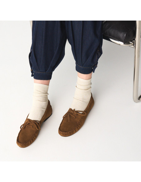 Leather Boat Shoes for Women Marina