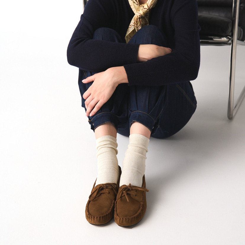Leather Boat Shoes for Women Marina
