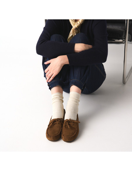 Leather Boat Shoes for Women Marina