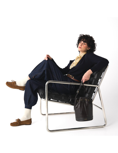 Scarpe da Barca da Donna in Pelle Marina