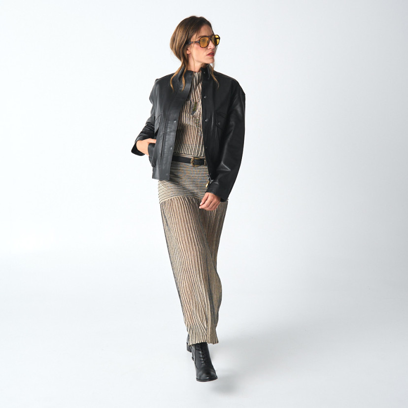 Blouson Bomber en Nappa