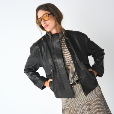 Blouson Bomber en Nappa 2