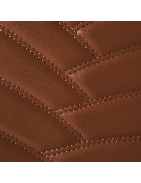 Borsa in Pelle Trapuntata con Catena Dorata