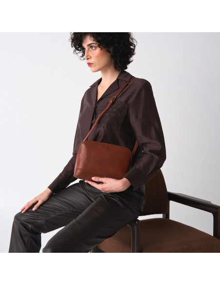 Bolsa Média de Couro