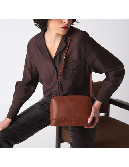 Bolsa Média de Couro