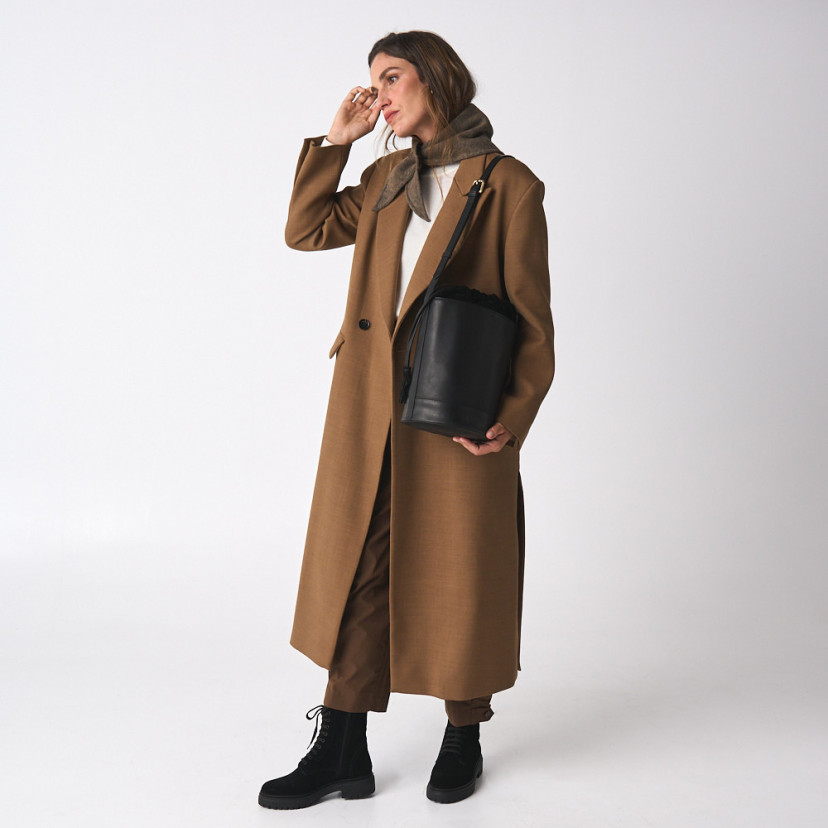 Borsa a secchiello rotonda