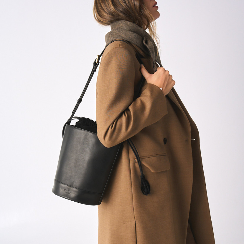 Borsa a secchiello rotonda