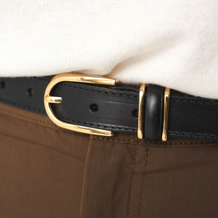 Ceinture Femme en Cuir à Triple Passant