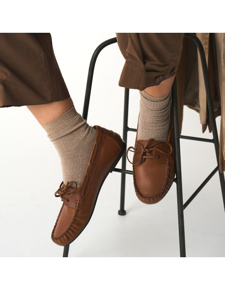 Women's Leather Boat Shoes Marina