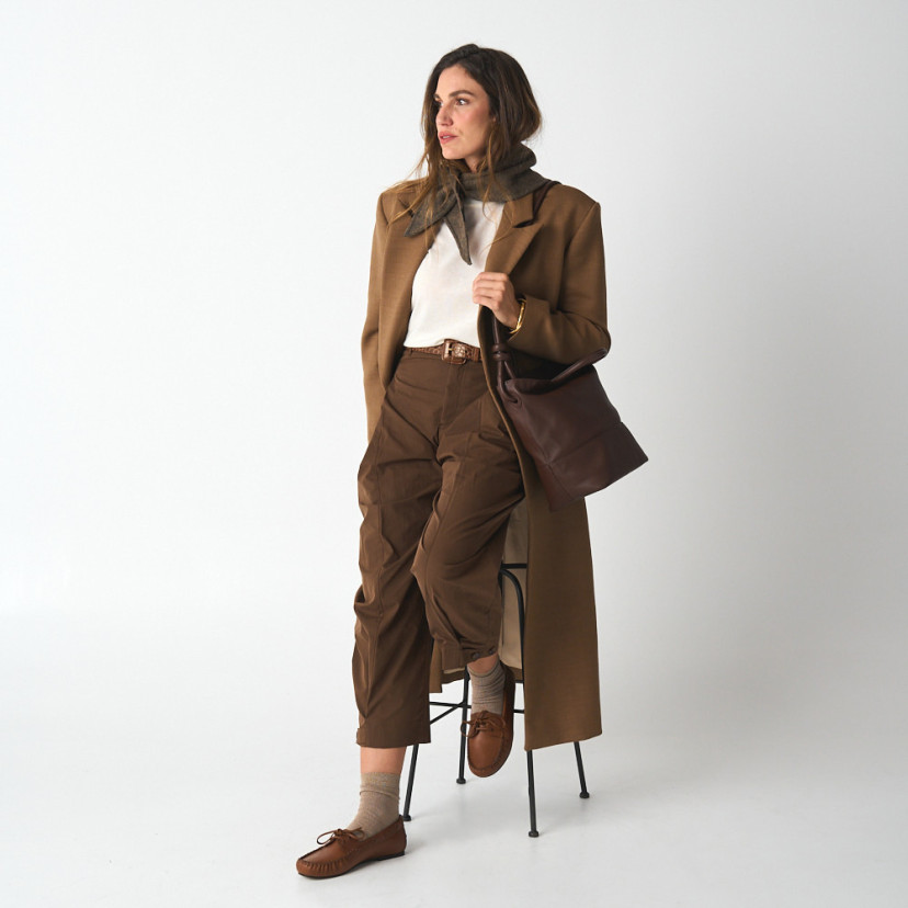 Náutico de Piel para Mujer Marina