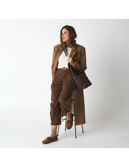 Leather Boat Shoes for Women Marina