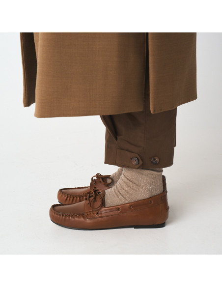 Leather Boat Shoes for Women Marina